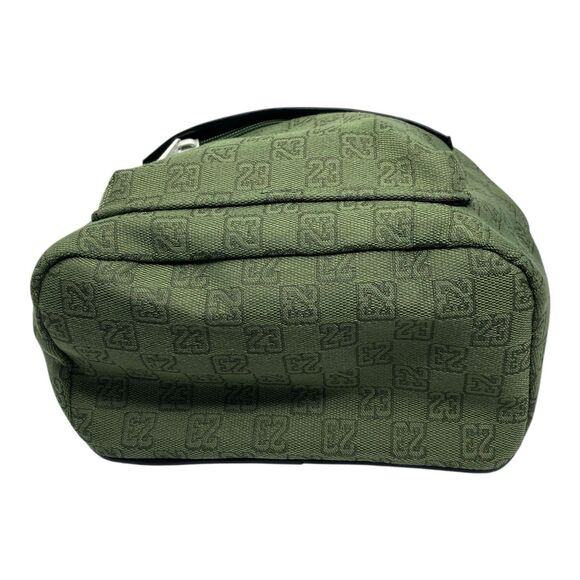 Jordan Backpack Womens Green Mini Nike Monogram Logo Jacquard School 8L 7A0761 - Picture 9 of 12